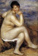 Bather with a Rock
